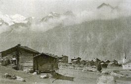 Grächen  VS  -   Hotel HANNIGALP  (erstes Hotel)