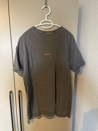 Graues Oversize T-Shirt iets frans Look, Gr. S, Top Zustand!