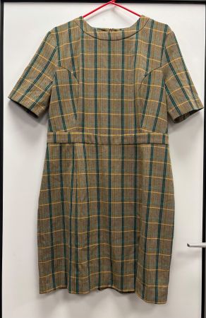schönes kariertes Kleid - Benetton - Gr. 42