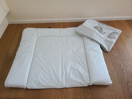 Wickelauflage mit Bezug Elefantenmuster guter Zustand, 70x85