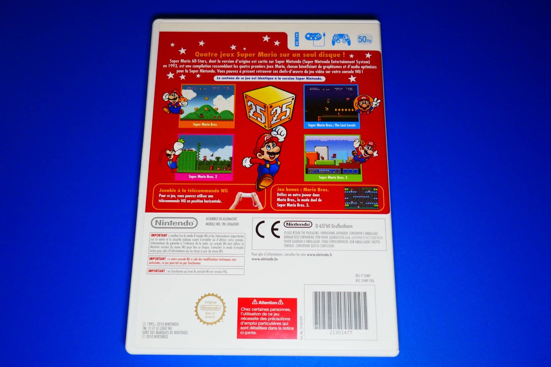 Nintendo Spiele: Super Mario All Stars - Nintendo Wii – Gebraucht aus Vuarrens von Espace-Retro 2