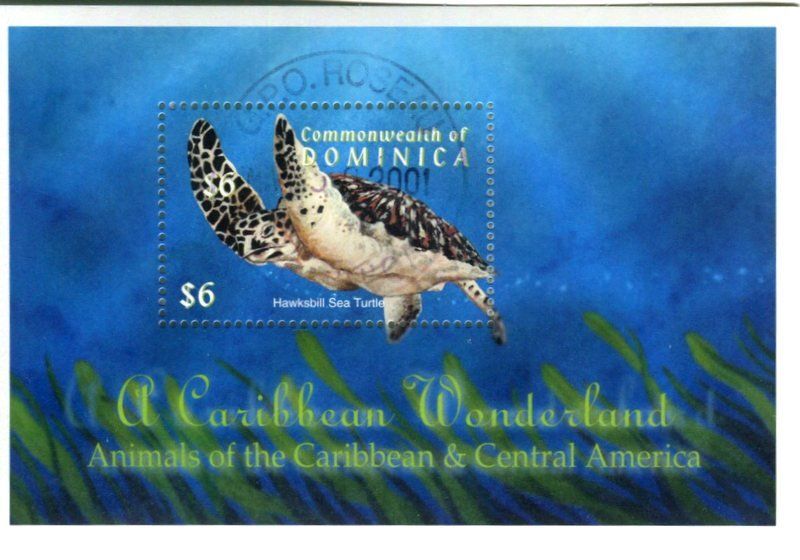 Tous les timbres: Block "Schildkröten". Dominica. – Neuf avec emballage d'origine à Basel par Butsch5