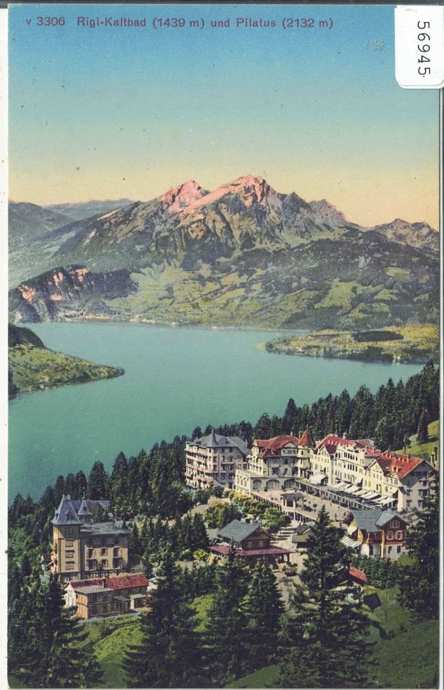 Cartoline postali: Rigi-Kaltbad und Pilatus - Litho – Usato da Ettingen venduto da Kartenplanet