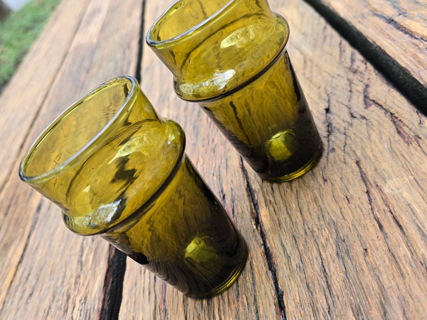 Bicchieri: Glas: ocker/M beldi-ANGEBOT – Nuovo (secondo la descrizione) da Romanshorn venduto da Rachacha 1
