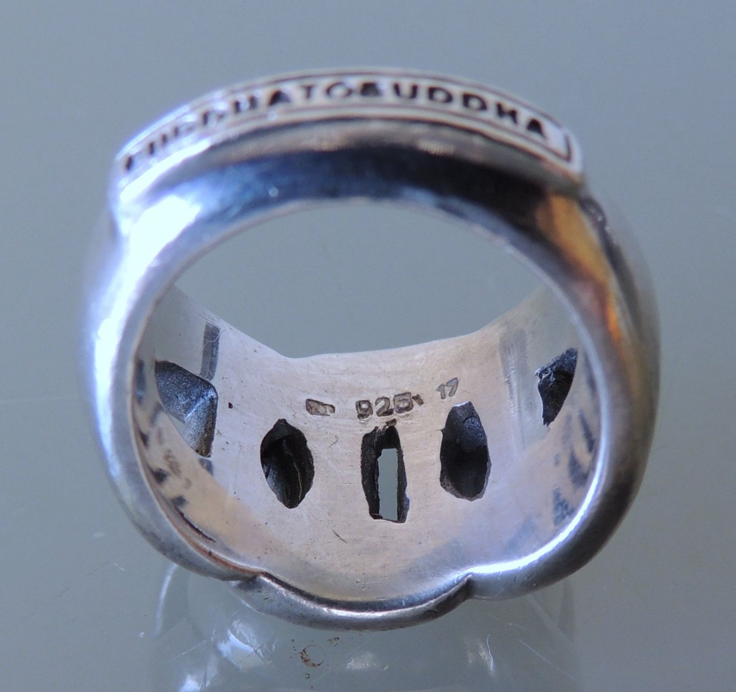 Anelli: BUDDHATOBUDDHA Silber 925 Fingerring Gr. 54 – Usato da Waldenburg venduto da schaller707 2