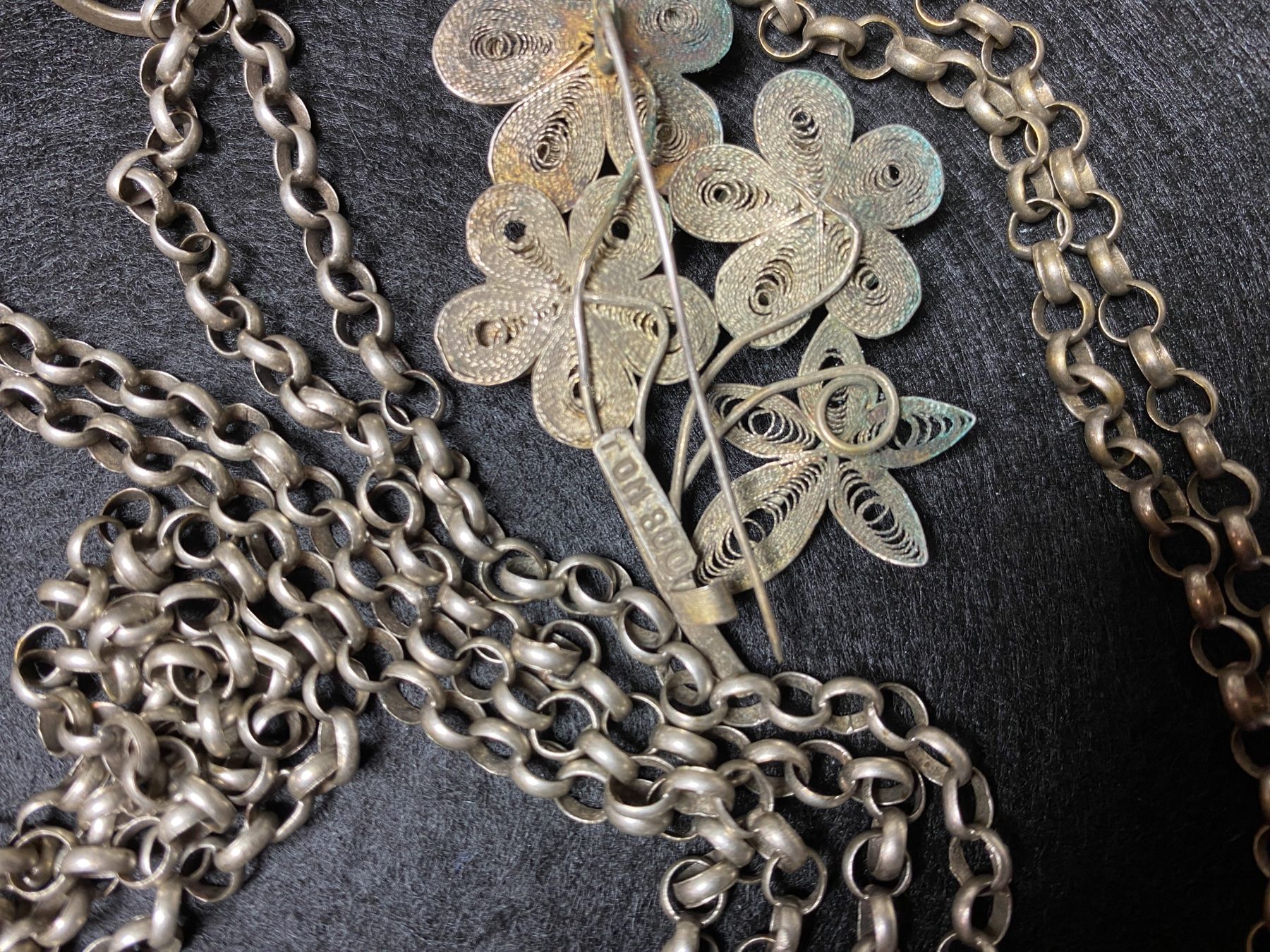 Altri gioielli: Einfacher Silberfiligranschmuck – Usato da Sarnen venduto da exxusu 5