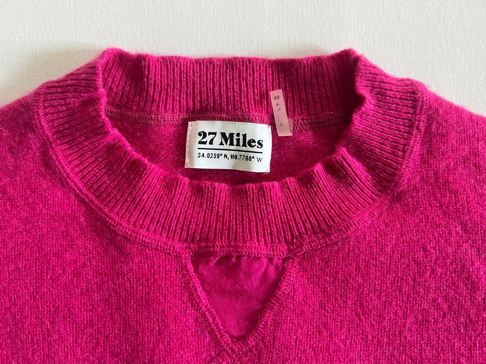 Pullover & Sweatshirts: Pullover Kaschmir, 27 Miles, Pink Grösse XS – Neu (gemäss Beschreibung) aus Feusisberg von SwissCloset 1