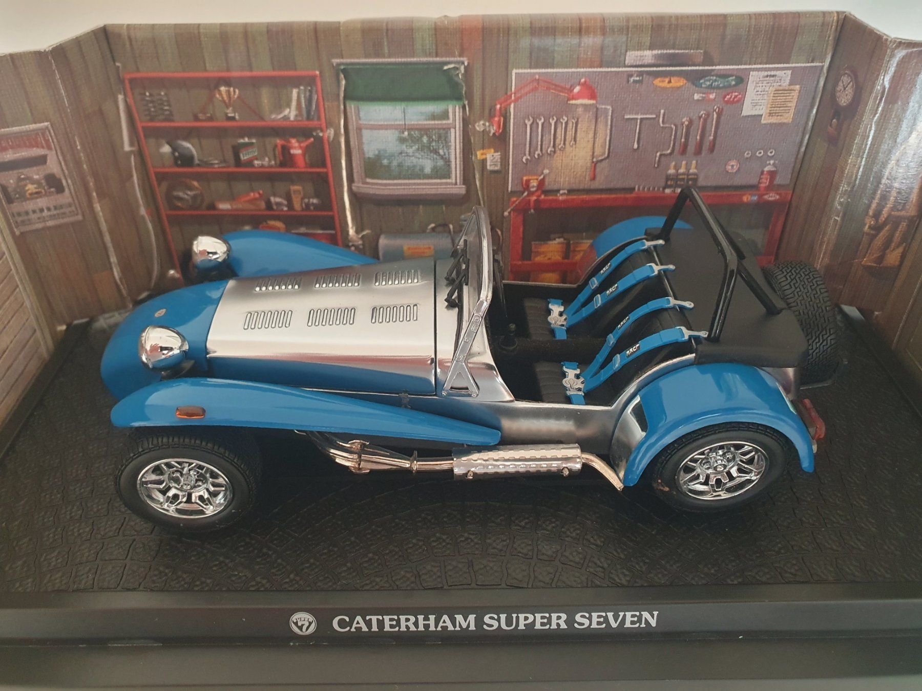 Kyosho Modellini d'auto: Caterham Super Seven (Blue) – Nuovo (secondo la descrizione) da Fribourg venduto da diecast-models