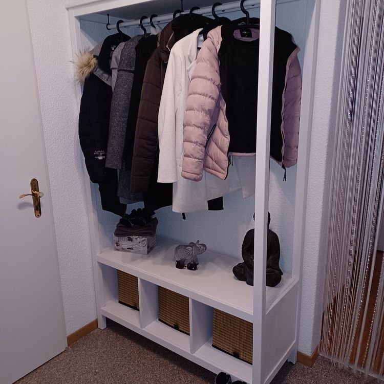 Weisse offenen Garderobe von Ikea Kaufen auf Ricardo