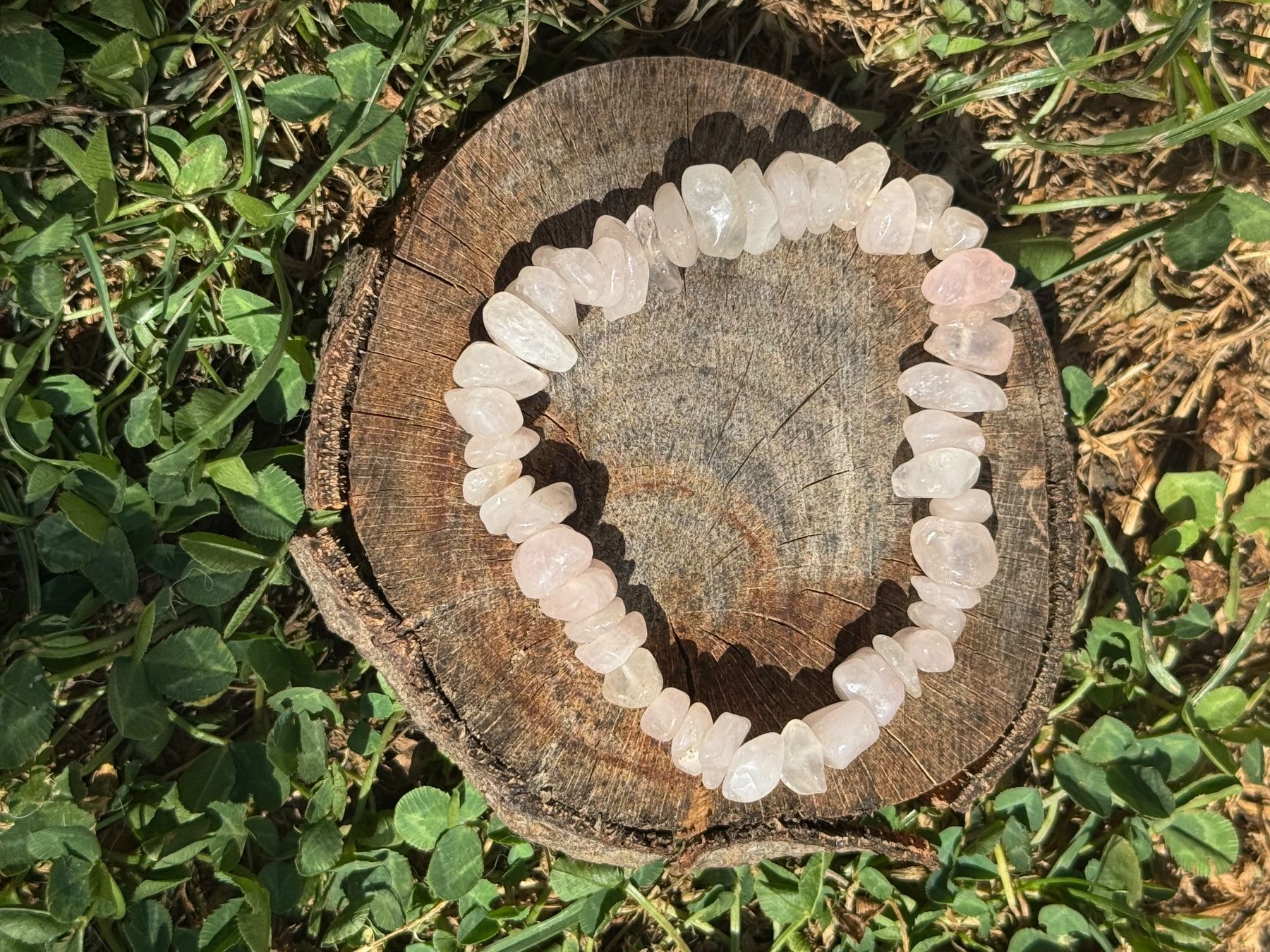 Bracelets: Armband Rosenquarz Splitter – Neuf (Voir description) à Russikon par Jennyfee_07 2
