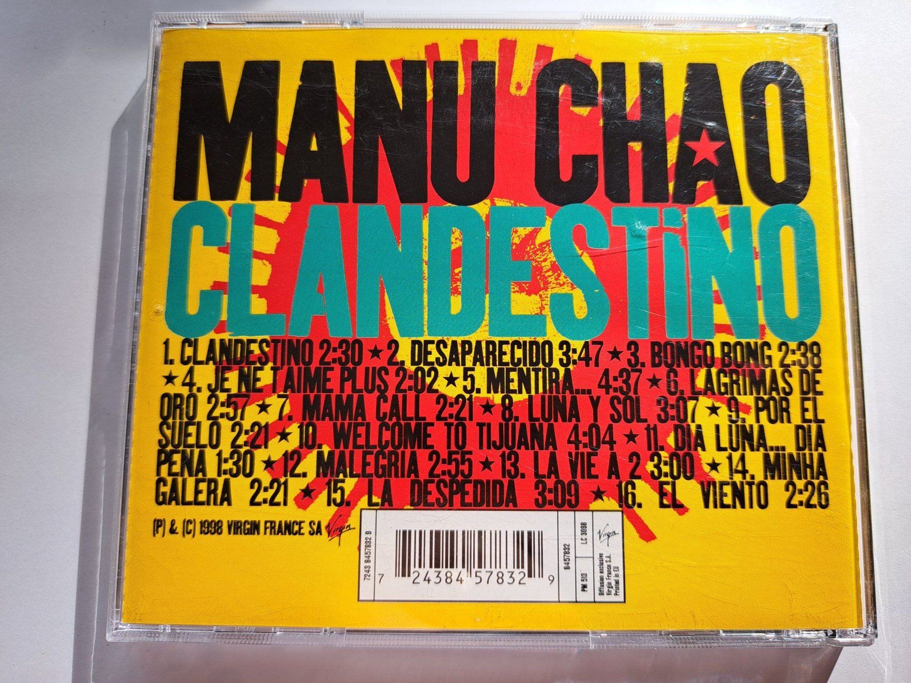 CD: Cd Manu Chao - Clandestino  – Usato da Pully venduto da bro_n52j 1