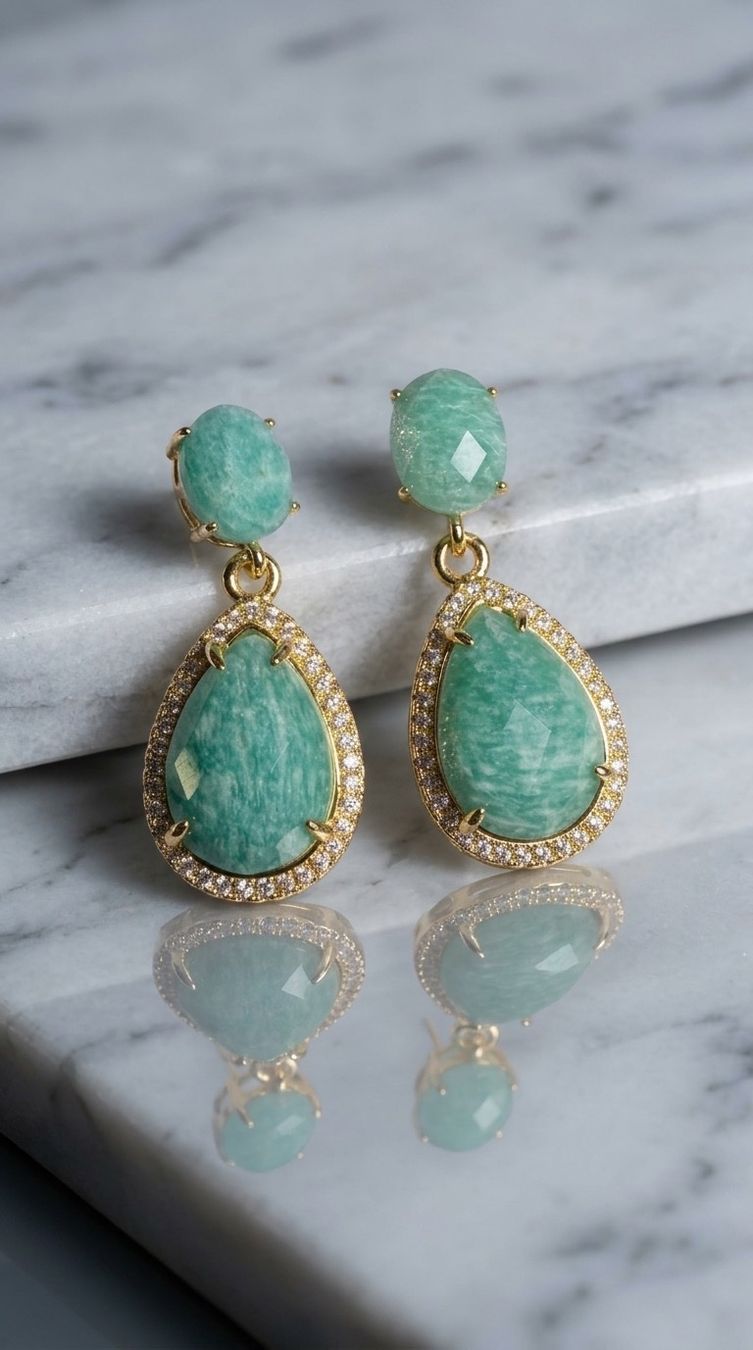 Ohrringe & -stecker: Boucles d’oreilles en Prenhite – Neu und originalverpackt aus St-Maurice von Sandrinette123 2
