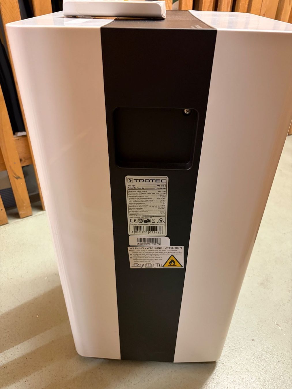 Condizionatori: Trotec Mobile Klimagerät PAC 2600 X – Usato da Oberwil BL venduto da lessi123 1