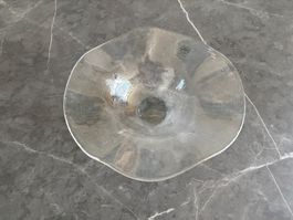 Schale Glas Hergiswil Roberto Niederer Handarbeit 22cm 12...