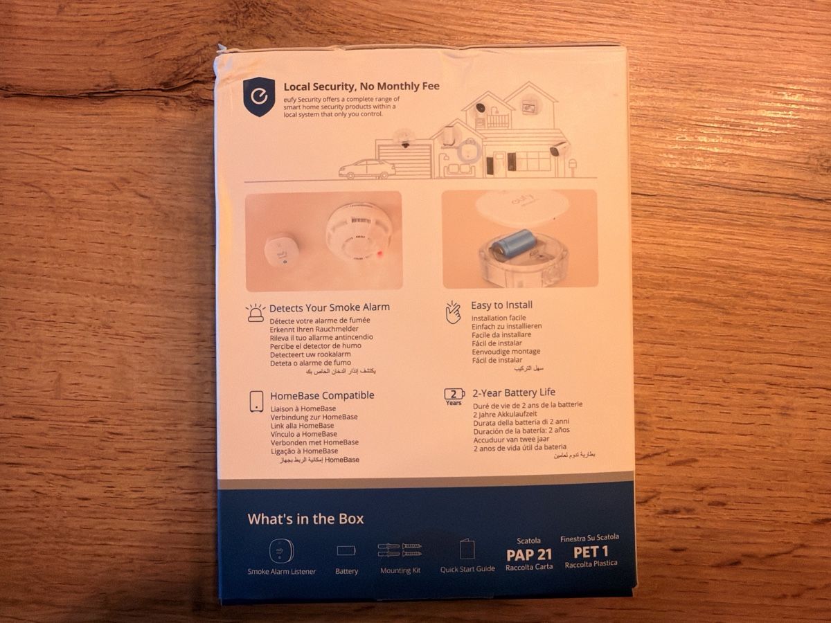 Eufy Systèmes d'alarme: Eufy Rauchdetektor Listener – Neuf (Voir description) à Zunzgen par PatGnt 1