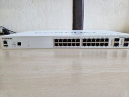 Fortinet FortiSwitch 124F-POE – 24-Port PoE+ Switch – 4x 10G