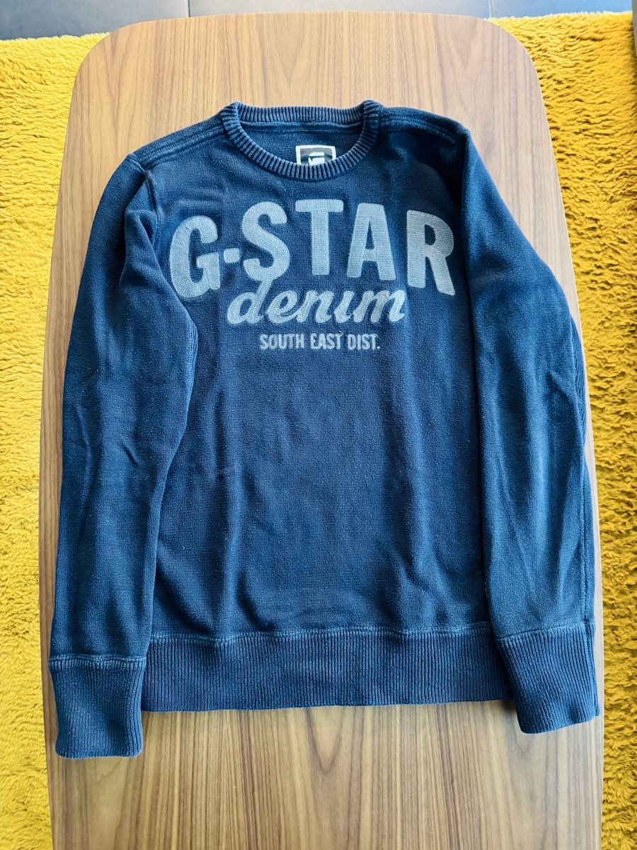 G-Star Pullover & Sweatshirts: G-Star Denim Herren Pullover, Dunkelblau – Gebraucht aus Pfungen von Cra87 2
