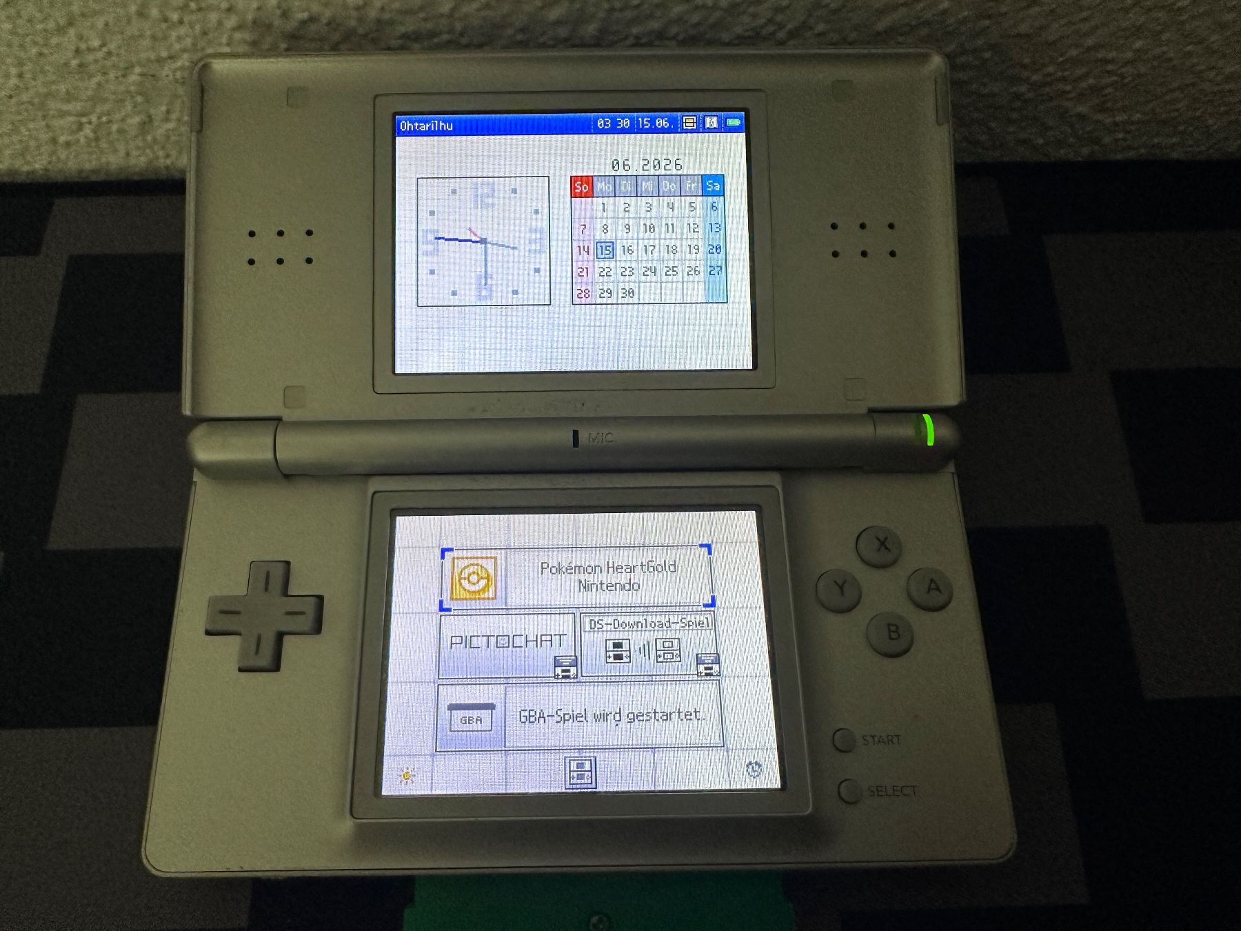 Nintendo Console: Nintendo DS Lite Silber + Ladekabel + Stift + GBA Abdeckung – Usato da Kappel SO venduto da MyFunBox 6