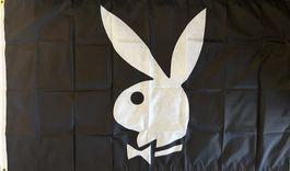 Playboy Playgirl Fahne Flagge Flag Magazin Hugh Hefner nackt