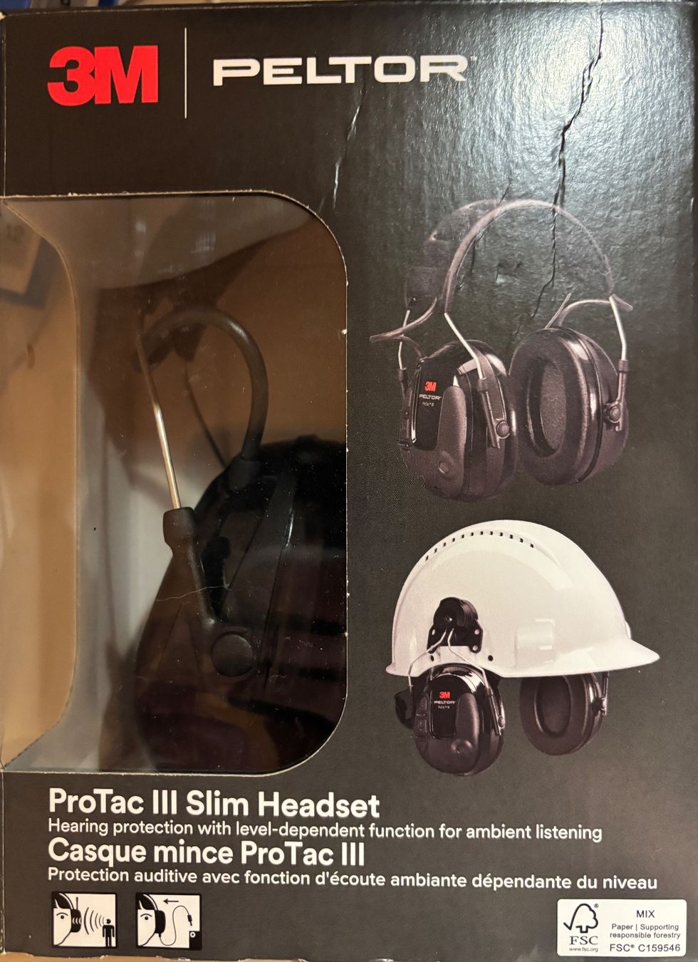 3M Gesichts- und Gehörschutz: 3M Peltor Casque ProTac III Slim protection auditive – Neu und originalverpackt aus Delémont von colinfringeli