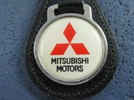 MITSUBISHI MOTORS AUTO SCHLÜSSELANHÄNGER NEU LEDRIG