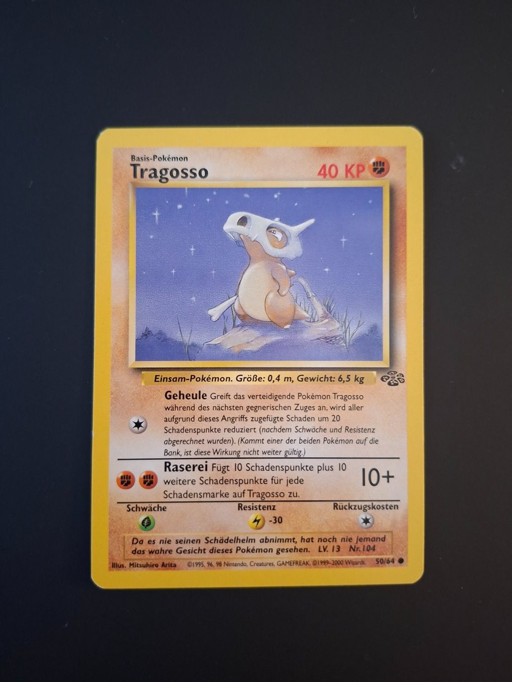 Pokémon Carte collezionabili: Tragosso #50 Jungle DE – Usato da Biasca venduto da Sara_Poke123