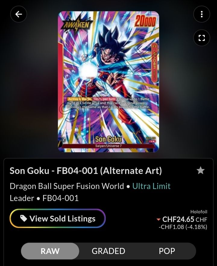 Bandai Carte collezionabili: Dragonball TCG Son Goku – Nuovo (secondo la descrizione) da Eggenwil venduto da Murmeltier87 3