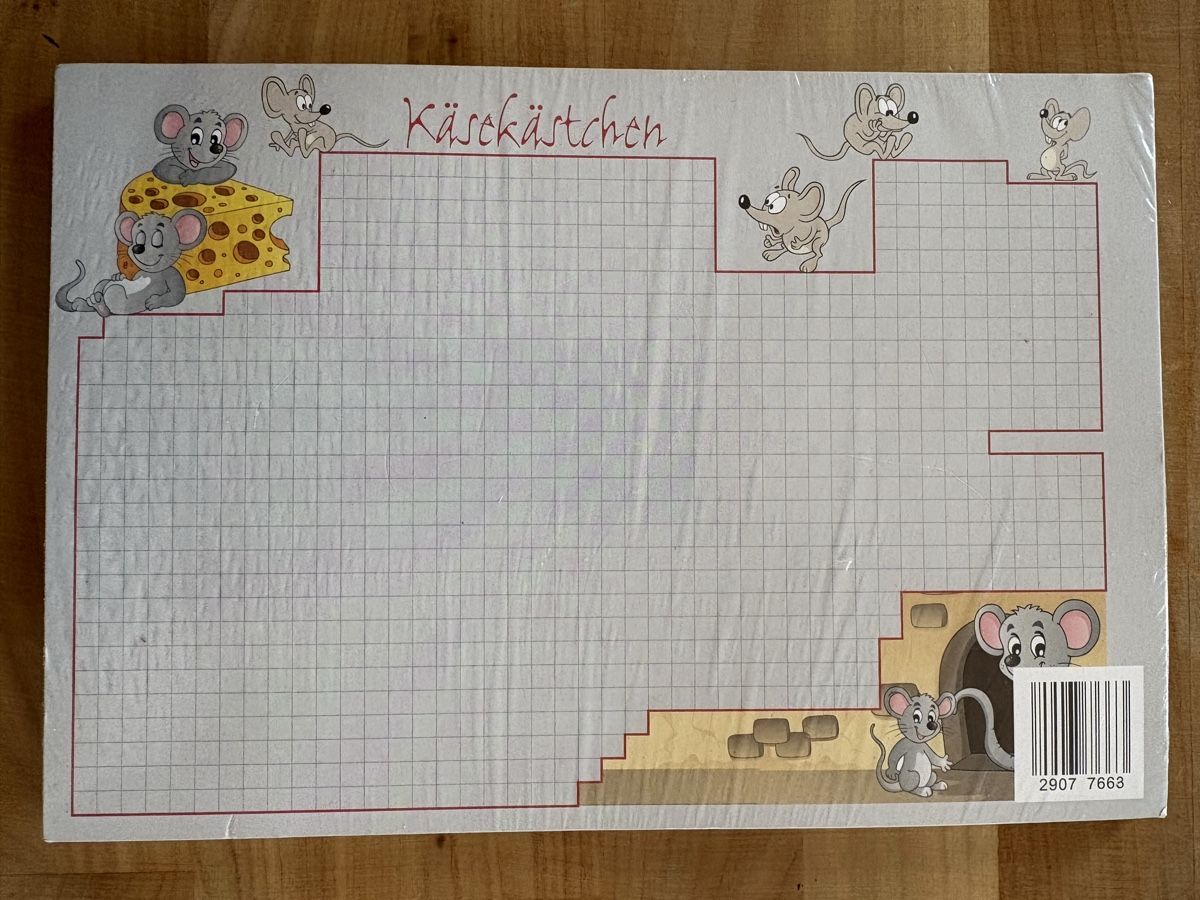 Giochi: Spiel Block Käsekästchen – Nuovo e nell'imballaggio originale da Rümlang venduto da SchumBru10
