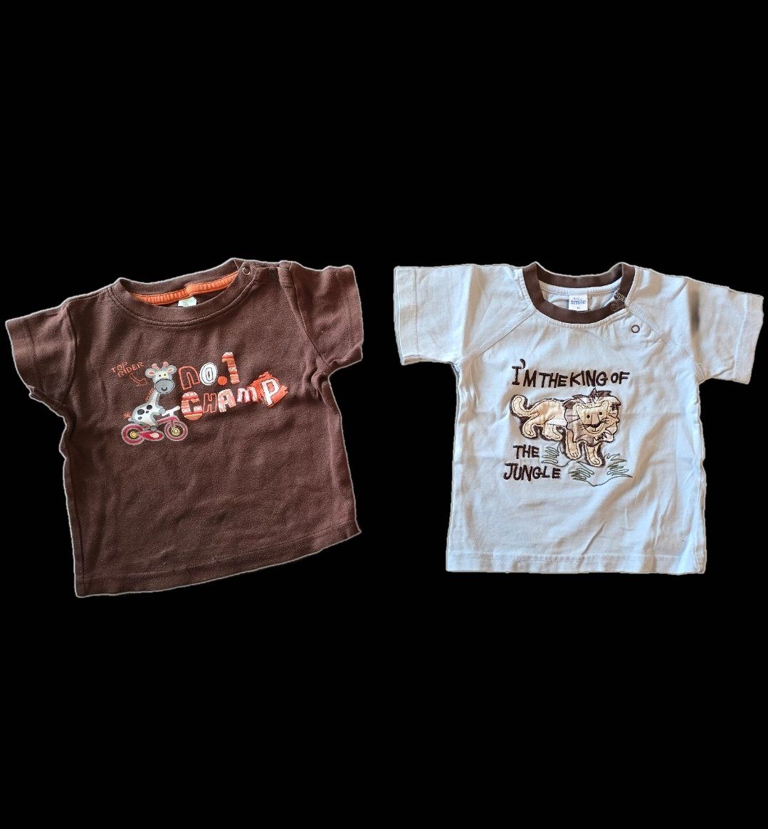Camicie, T-shirt & Polo: 2x T-Shirts Gr. 80, Smile, Tierli – Usato da Teufenthal AG venduto da thuzsu