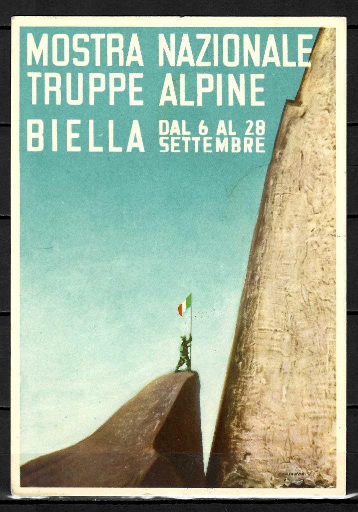 Alle Briefmarken: 1952 Postkarte FDC "Mostra Alpini" nach Basel – Gebraucht aus Sorengo von eme_wk9w 1