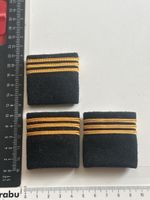 Schulterklappen Armee 3er Set Schwarz Gold(S43)