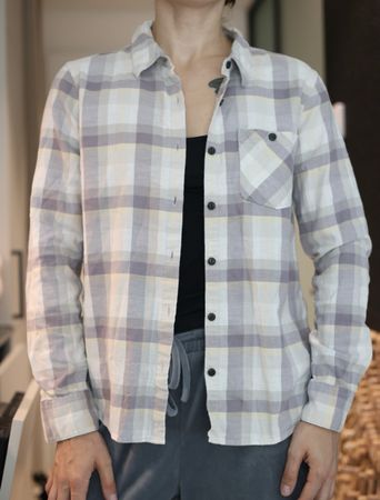 Patagonia Damen Flannel Hemd Gr. M / US 8 Organisch