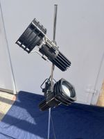 Vintage Studio-Stehlampe / Industrial Scheinwerfer-Leuchte