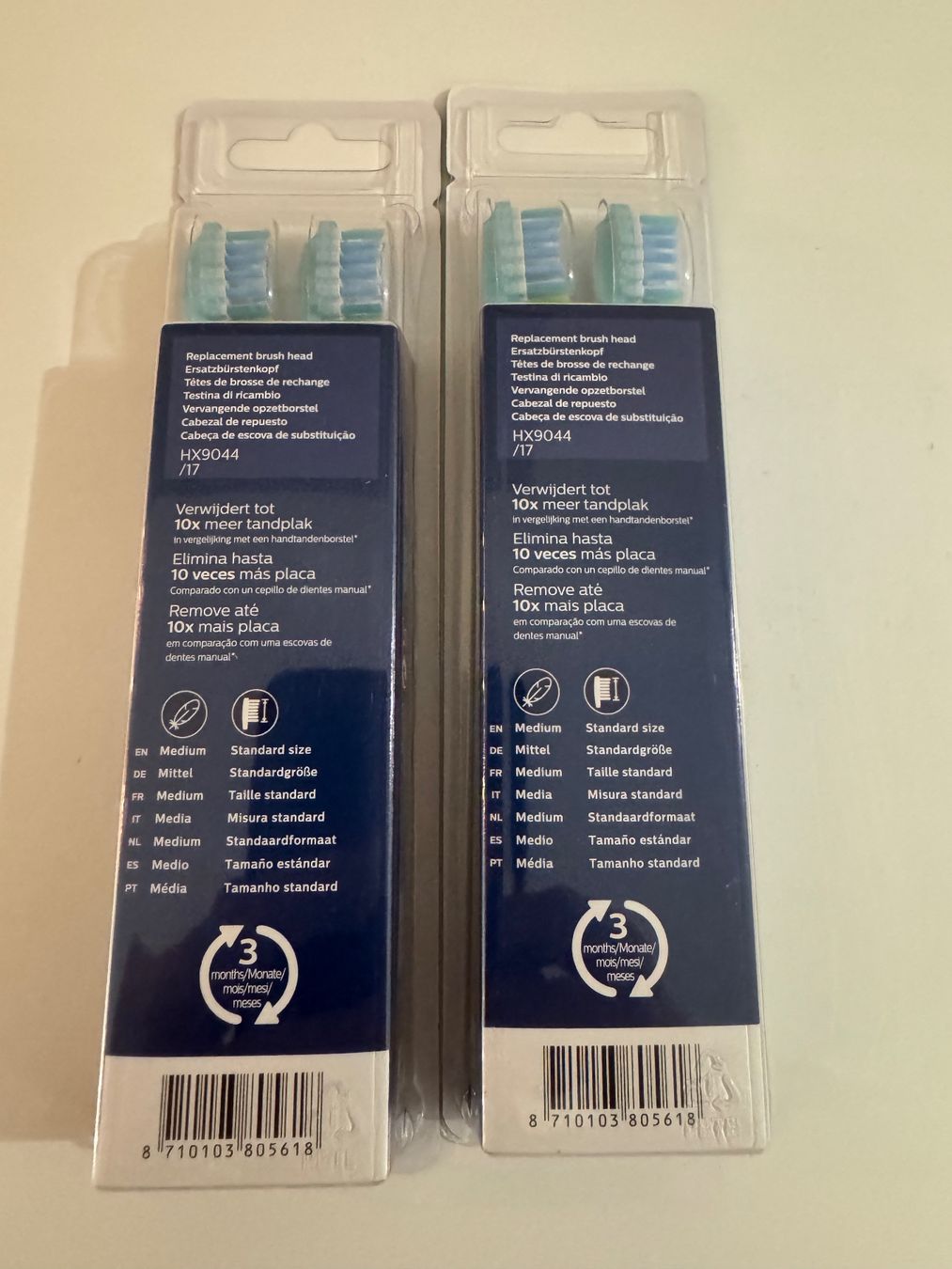 Philips Sonicare Cura dei denti: 8 Stk. Philips Sonicare C3 Zahnbürsten weiss – Nuovo e nell'imballaggio originale da Felben-Wellhausen venduto da Formel1urs1970