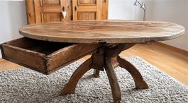 Original Schweizer Zwiebeltisch um 1780  mit Attest