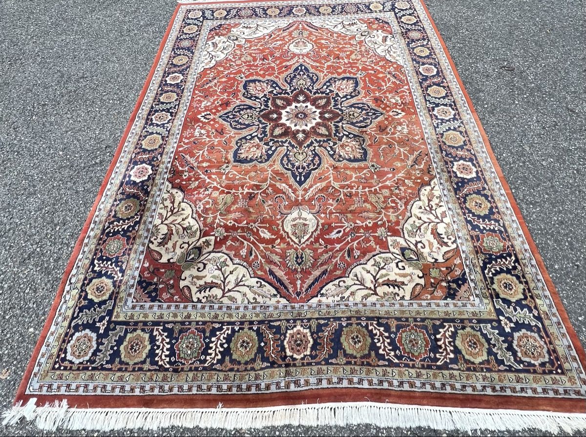 Teppiche: Perser Teppich,Rot/Blau,handgeknüpft,Orient Teppich – Gebraucht aus St.Gallen von Djamschidi
