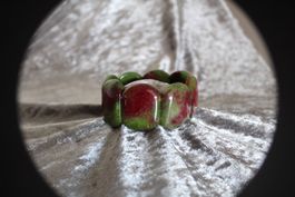 Vintage Naturstein Armband, Elastisch