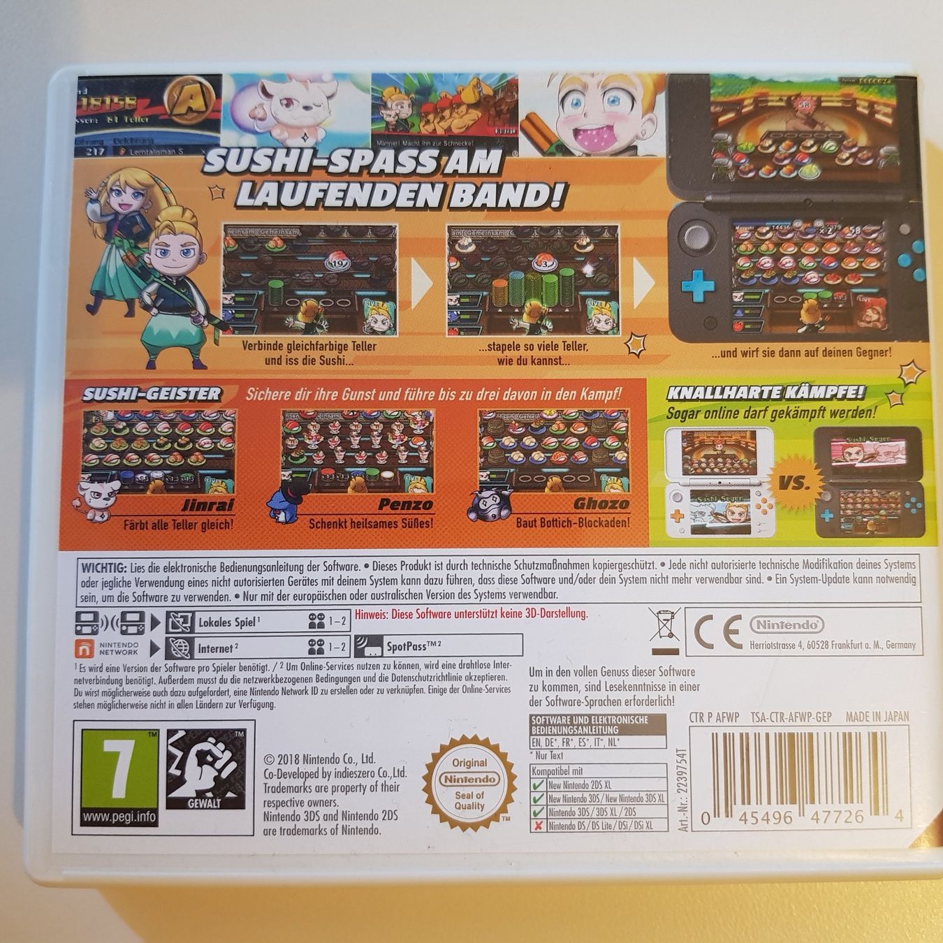 Nintendo Giochi: Sushi Striker /3DS – Usato da Münchenstein venduto da 2DGames 1