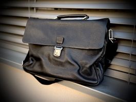 Leder- Aktentasche BALLY schwarz