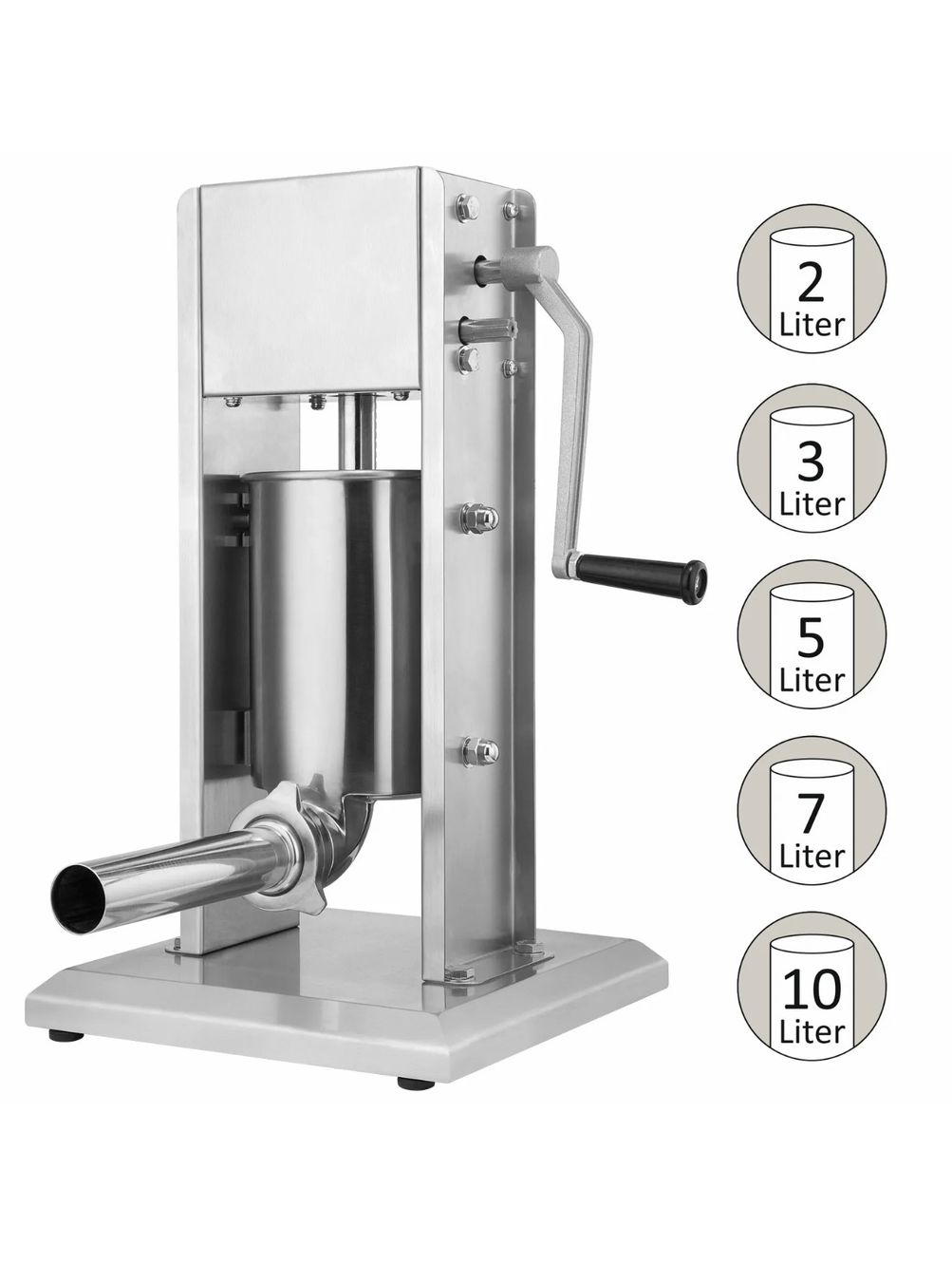 Elettrodomestici da cucina: + Profi Wurstfüllmaschine Edelstahl 3 l – Nuovo e nell'imballaggio originale da Amriswil venduto da JaJa-Express 4