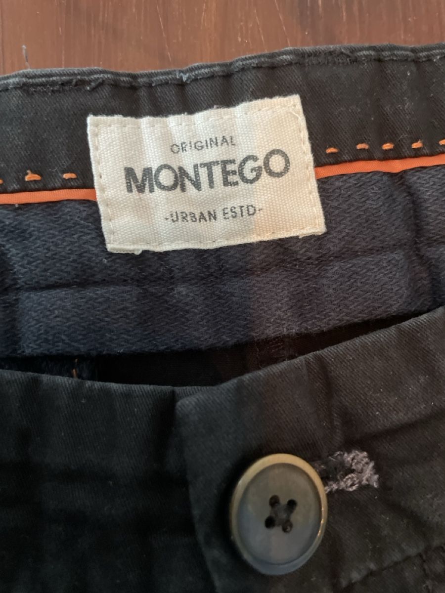 Pantaloni: Schwarze Herren Hose von Montego gr. 54 – Usato da Vilters venduto da markus_85 1
