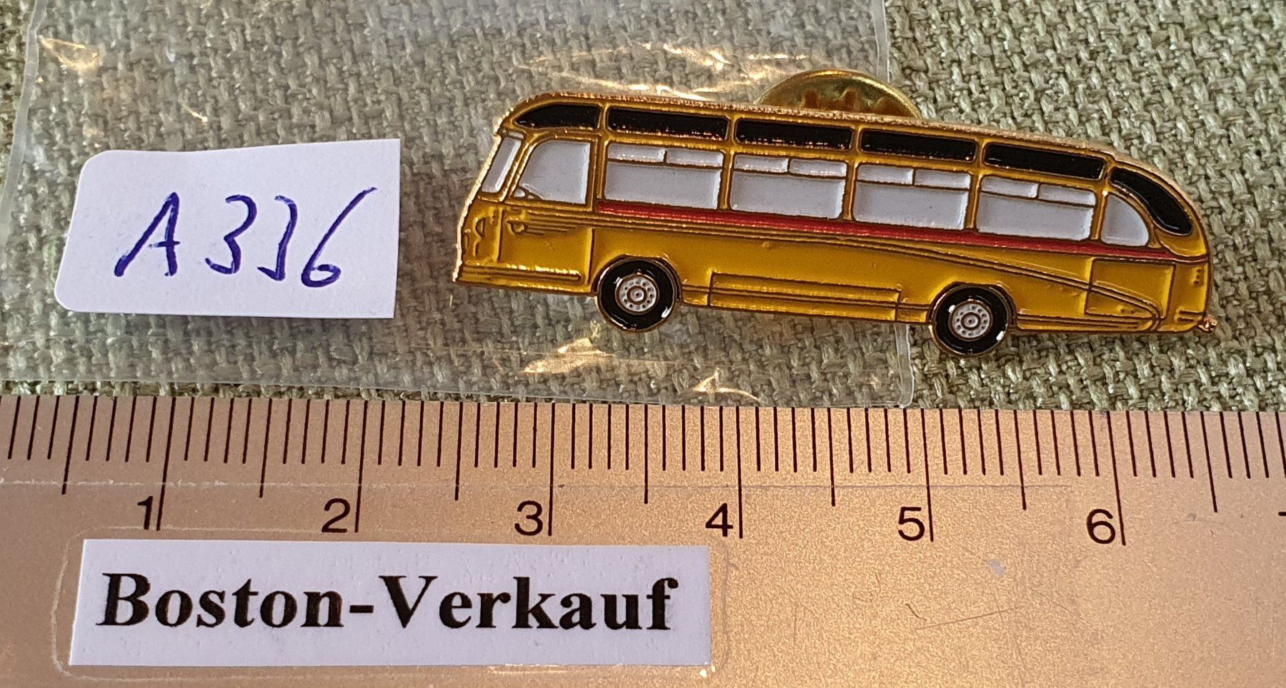 Placchette & Badge: A336 - Pin PTT Post Postauto Postbus Bus – Usato da Reinach BL venduto da Boston-Verkauf 2