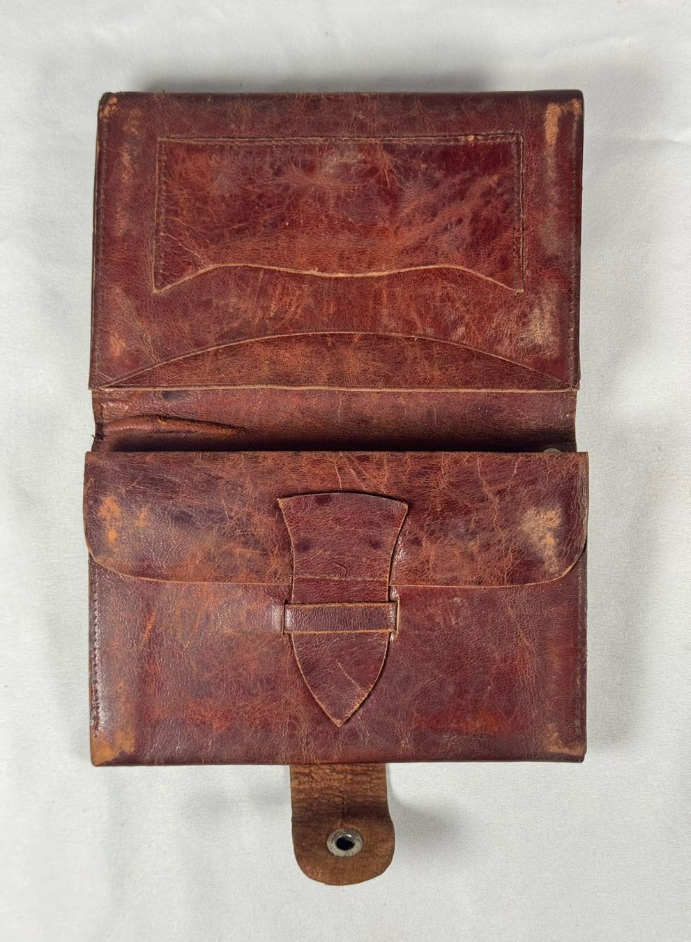 Brieftaschen: Portefeuille vintage en cuir – Gebraucht aus Tramelan von lolopat 3