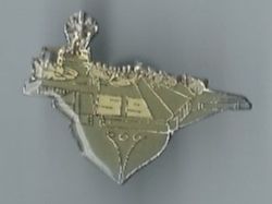 Seltene Pin/ Flugzeugträger Indien Sammlerstück!