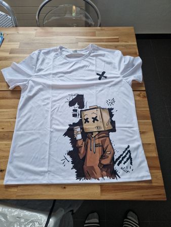 T-Shirt weiss mit Grafikprint Grösse XXL neuer Zustand