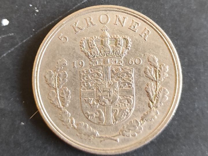 Tutti le monete: 5 kroner 1960 Danemark – Usato da Couvet venduto da lulul