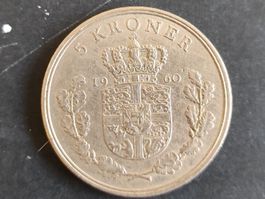 5 kroner 1960 Danemark