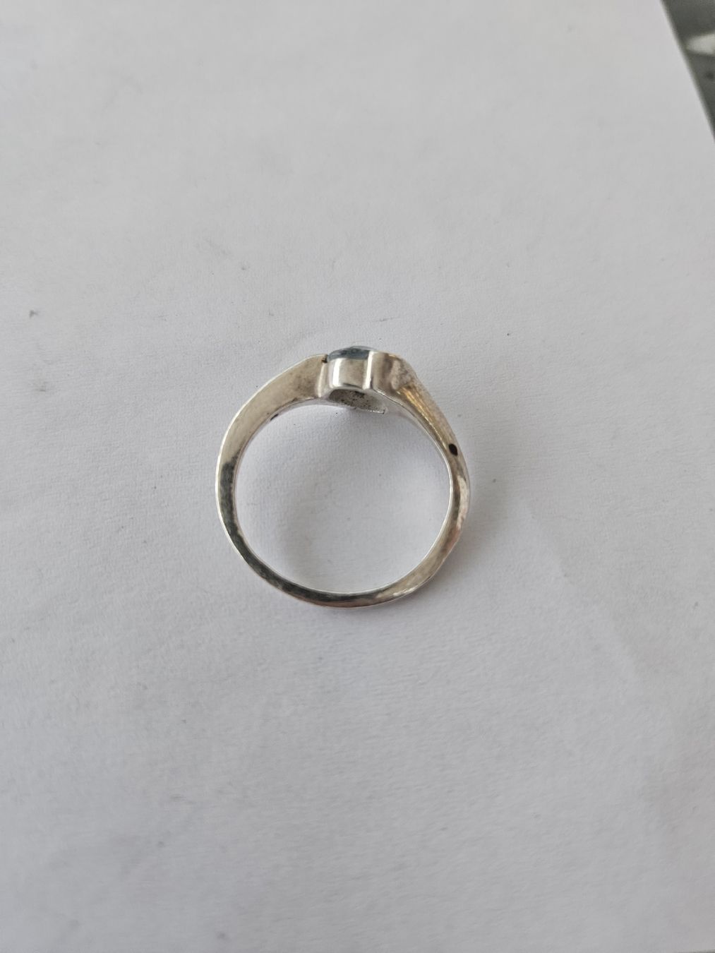 Bagues: Vintage Silber Ring mit Blauen Stein – D'occasion à Rickenbach b. Wil par nic_8ljr 1