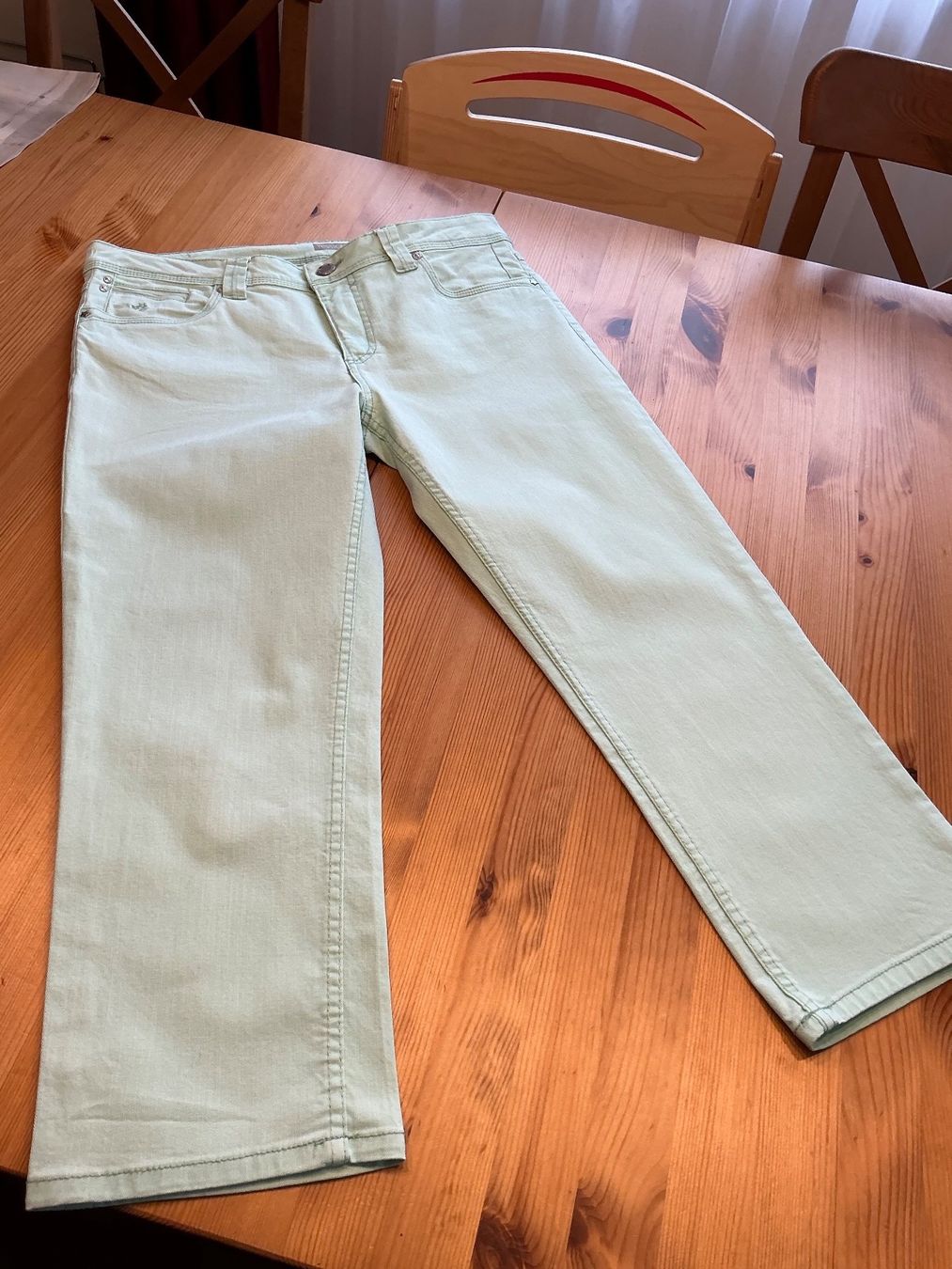 C&A Jeans: 7/8 - JEANS,  Gr. 40,  neuwertig,  FARBE: mint – Neu (gemäss Beschreibung) aus Aesch BL von Fortexx 2
