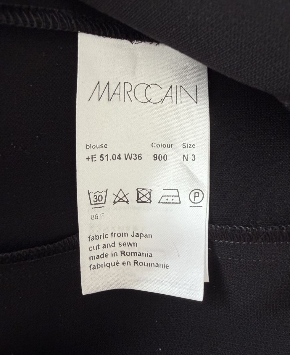 Marc Cain Camicette: Schwarzer Top von MARCCAIN, Gr. 3 (38) – Nuovo (secondo la descrizione) da Liestal venduto da userin1000 2